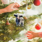 Adorno decorativo de vacas para navidad