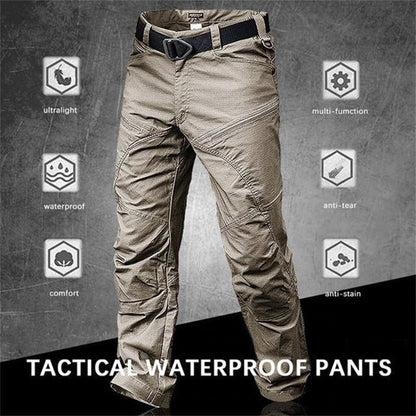 Workboss - Pantalones tácticos antidesgarro tipo militar para trabajo