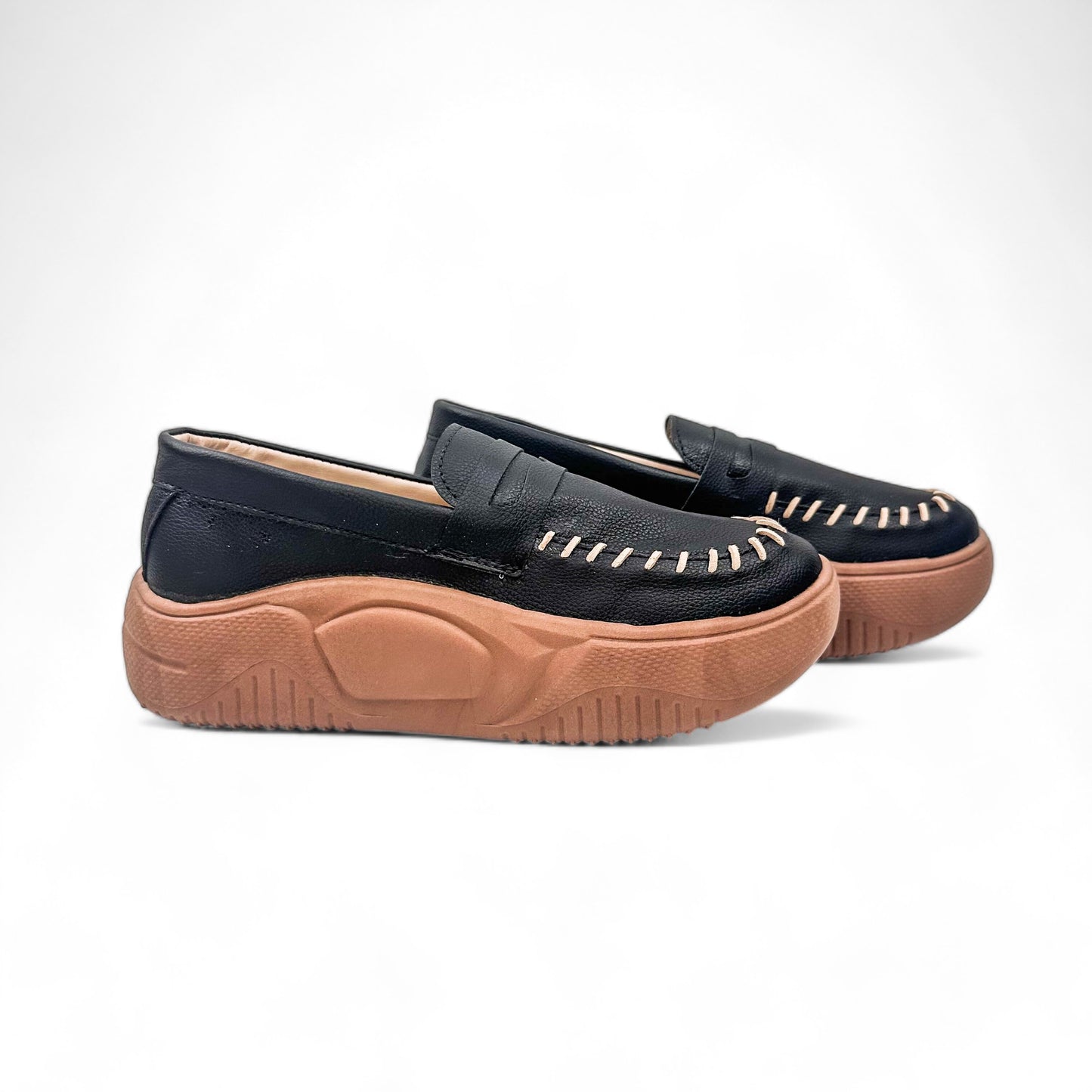 Elegant Steps - Mocasines italianos ortopédicos suela flex