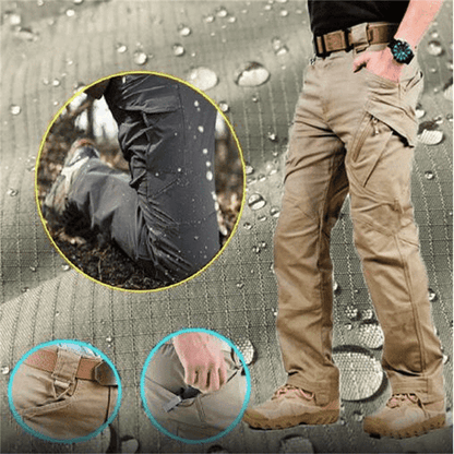 Workboss - Pantalones tácticos antidesgarro tipo militar para trabajo