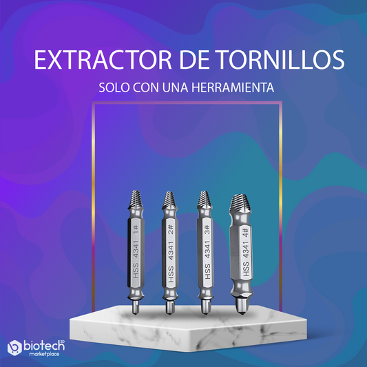 Extractor de tornillos - Ferretería - Taladro - Construcciones