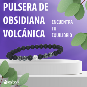 Obsidiana Volcánica Pulsera